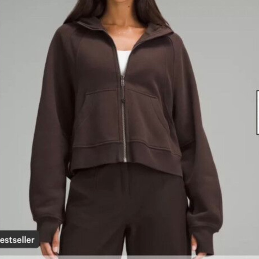Lululemon Scuba Oversized Full-Zip Hoodie Espresso